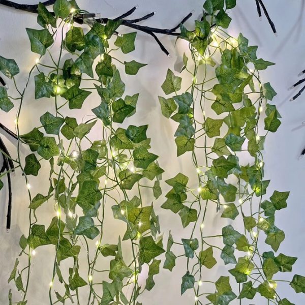 Led green leaf fairy light